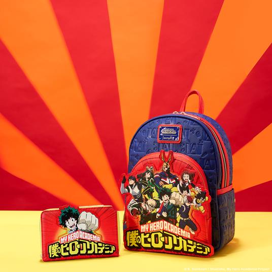 Funko Loungefly Backpack Group Debossed Logo Mini Backpack - My Hero Academia MHABK