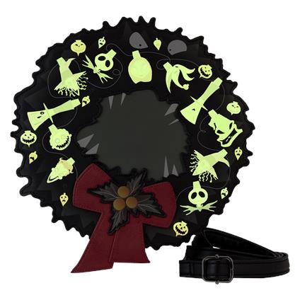 Funko Loungefly Bag Figural Wreath Crossbody - The Nightmare Before Christmas WDTB2