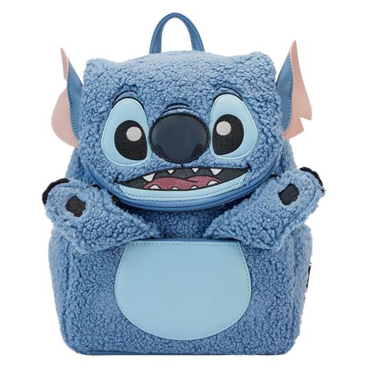 Funko Loungefly Backpack Stitch Plush Pocket Mini Backpack - Disney WDBK3