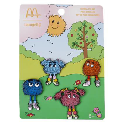 Funko Mcdonalds Fry Gang 4-Pack Pin Set