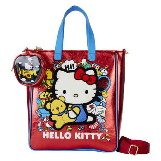 Funko Hello Kitty 50Th Anniversary Metallic Tote Bag With Coin Bag