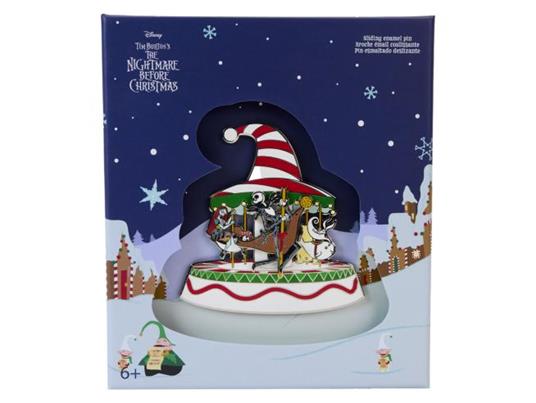Loungefly Disney Nightmare Before Natale Town Carousel Enamel Spilla Loungefly