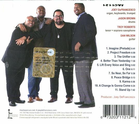 Project Freedom - CD Audio di Joey DeFrancesco - 2