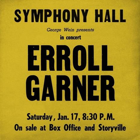 Symphony Hall Concert - Vinile LP di Erroll Garner