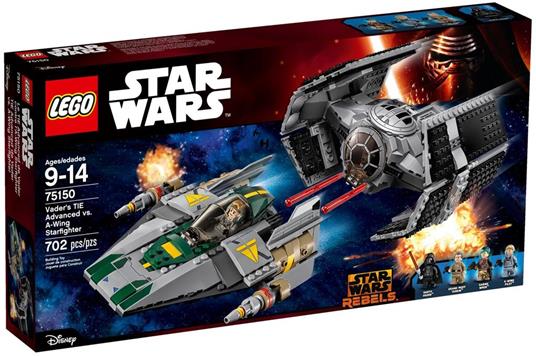 LEGO Star Wars (75150) Darth Vader Tie Interceptor Vs A-Wing Starfighter - 2