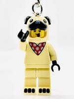LEGO Portachiavi City French Bulldog Guy Minifigure 854158