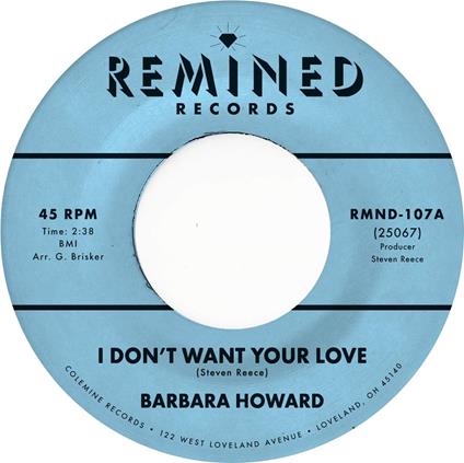 I Don't Want Your Love - Vinile LP di Barbara Howard
