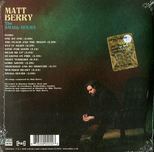 The Small Hours - CD Audio di Matt Berry - 2