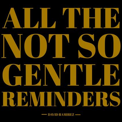 All The Not So Gentle Reminders - Vinile LP di David Ramirez