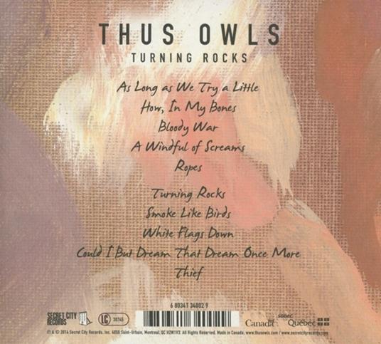 Turning Rocks - CD Audio di Thus:Owls - 2