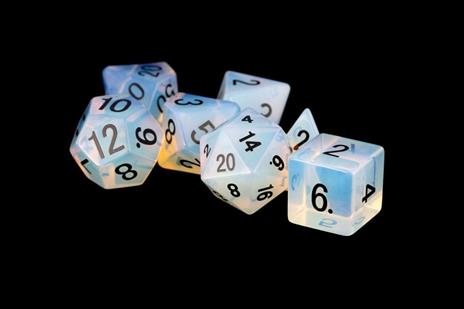 FanRoll - Dice Set - Opalite (7) - 2