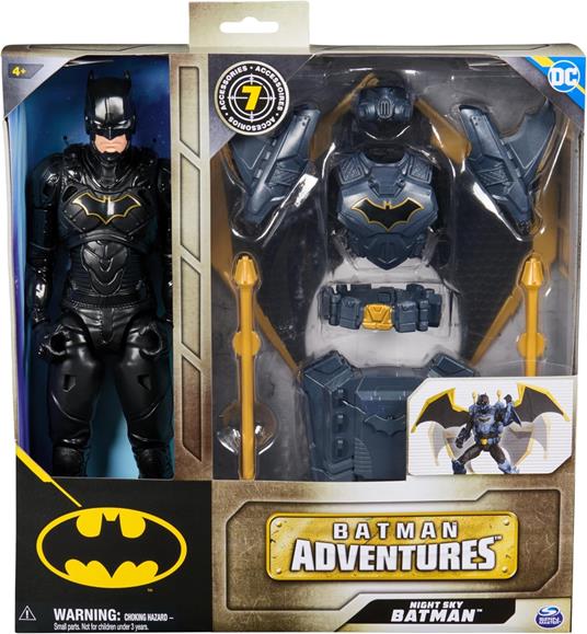 Batman Adventures Personaggio Batman Night Sky 30 Cm Con Accessori (6070532)