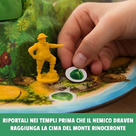 Spin Master Games Editrice Giochi, Jumanji Fuga Selvaggia, Isola 3D, da 2 a 4 Giocatori, 8+ Anni - 4