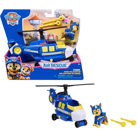 Veicolo Con Personaggio Paw Patrol Chase Elicottero Della Polizia  6071173