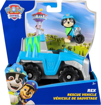 Veicolo Con Personaggio Paw Patrol Rex 2025 Salvataggio Dinosauri  6071216