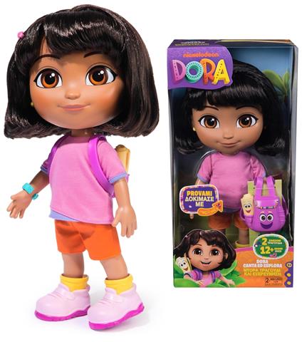 Bambola Interattiva Dora L''Esploratrice Con Accessori  6073359