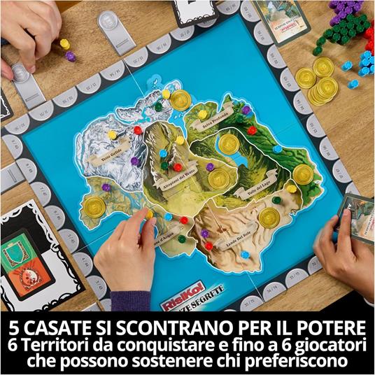Spin Master Games, Editrice Giochi, RisiKo! Alleanze Segrete, Giochi in Scatola, 10+ Anni, 3-6 Giocatori - 3
