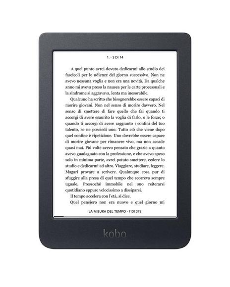 Kobo Nia Ereader Nero (6" EPD Carta Display 1024x758)