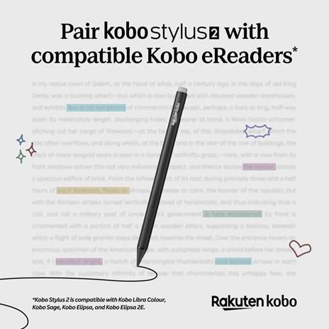 Kobo Stylus 2 Penna digitale Nera - 4