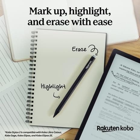 Kobo Stylus 2 Penna digitale Nera - 6