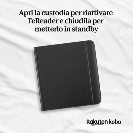 Custodia Kobo SleepCover Libra Colour e Stylus Beige sabbia - 4