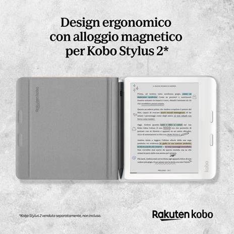 Custodia Kobo SleepCover Libra Colour Blu crepuscolo - 3