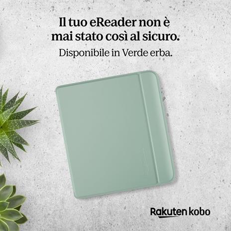 Custodia Kobo Basic SleepCover Libra Colour Verde erba - 3