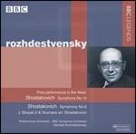 Sinfonie n.12, n.6 / Nichelo Polka - Excurtion Train Polka / Tea for Two - CD Audio di Dmitri Shostakovich,Johann Strauss,Vincent Youmans,Philharmonia Orchestra,BBC Symphony Orchestra,Gennadi Rozhdestvensky