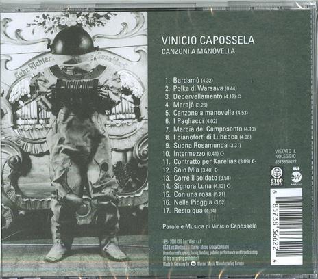 Canzoni a manovella - CD Audio di Vinicio Capossela - 2