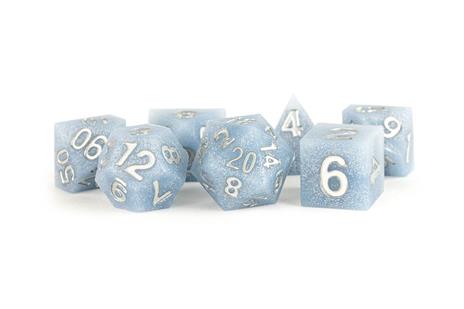 FanRoll - Sharp Edge Silicone Dice Set - Volcanic Soot (7) - 2