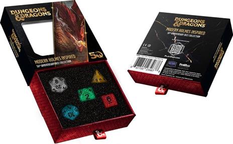 FanRoll - Dungeons & Dragons Dice Set - 50th Anniversary: Modern Holmes Inspired
