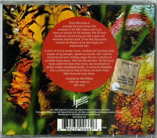 Crime and Dissonance (Colonna sonora) - CD Audio di Ennio Morricone - 2