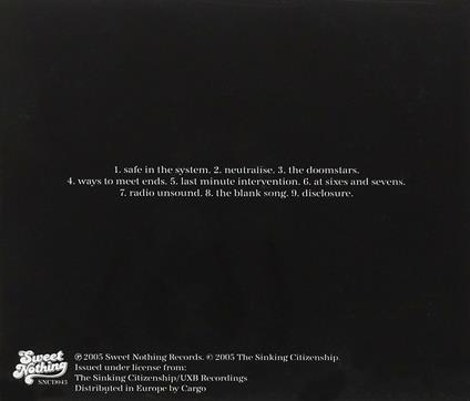 Broadcasting Germs - CD Audio di Sinking Citizenship