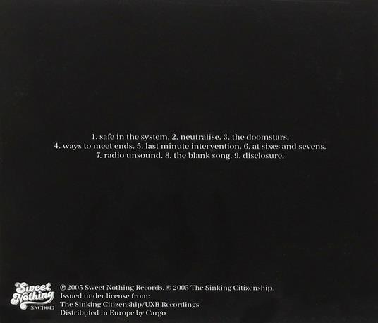 Broadcasting Germs - CD Audio di Sinking Citizenship