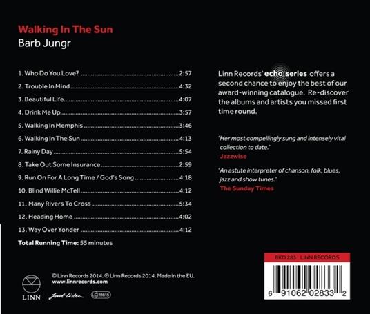 Walking in the Sun - CD Audio di Barb Jungr - 2