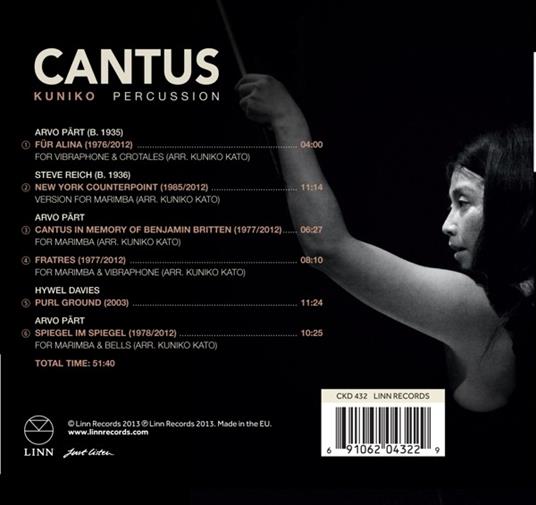 Kuniko Kato - SuperAudio CD di Cantus - 2