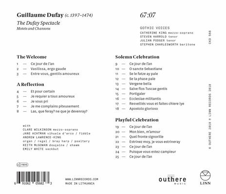 The Dufay Spectacle - CD Audio di Guillaume Dufay,Gothic Voices - 2