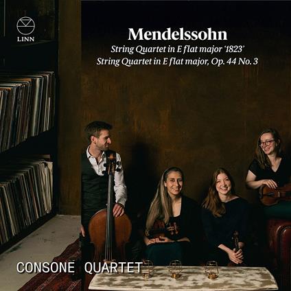 String Quartet in E Flat Major op.44 n.3 - CD Audio di Felix Mendelssohn-Bartholdy,Consone Quartet