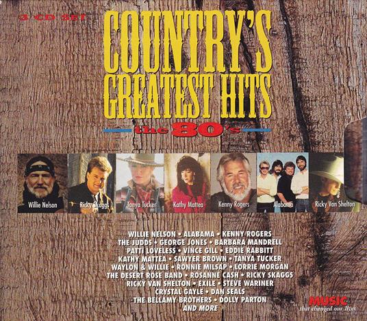 Countrys Greatest Hits The 80's - CD Audio