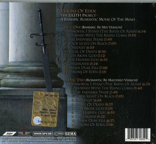 Visions of Eden - CD Audio di Virgin Steele - 2