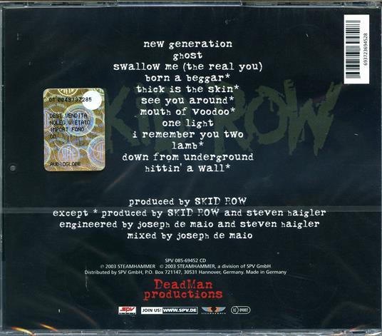 Thickskin - CD Audio di Skid Row - 2