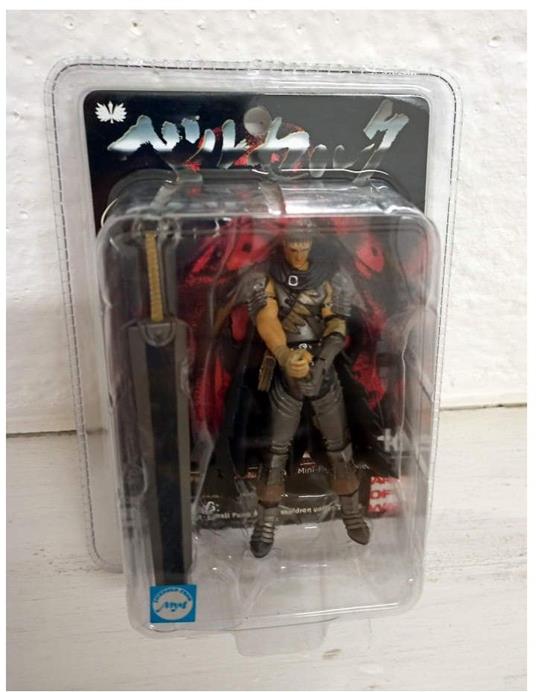 Berserk Art Of War Mini Vol. 03 Guts Black Swordsman 10 Cm New Blister Nuovo