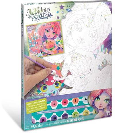 Set Pittura Su Tela Con I Numeri Nebulous Stars  Ns11422