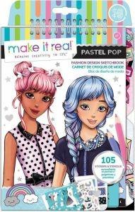 Blocco da Disegno Stilista: Fashion Design Pop Colori Pastello - 2