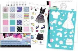 Blocco da Disegno Stilista: Fashion Design Pop Colori Pastello - 5