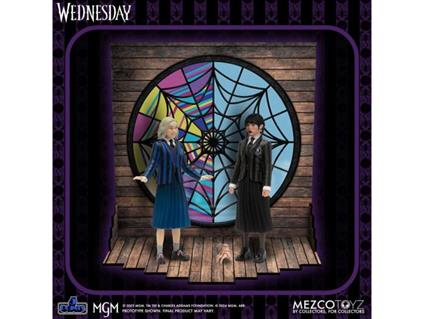 Wednesday 5 Points Figura Wednesday & Enid Boxed Set 10 Cm Mezco Toys