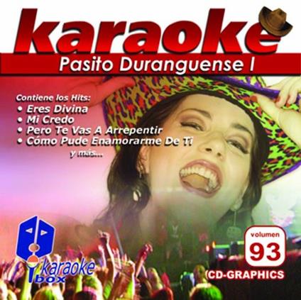 Karaoke Pasito Duranguense I - CD Audio