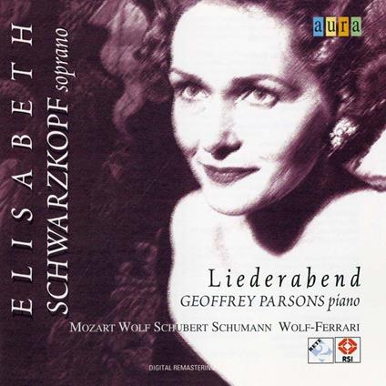 Liederabend - CD Audio di Elisabeth Schwarzkopf