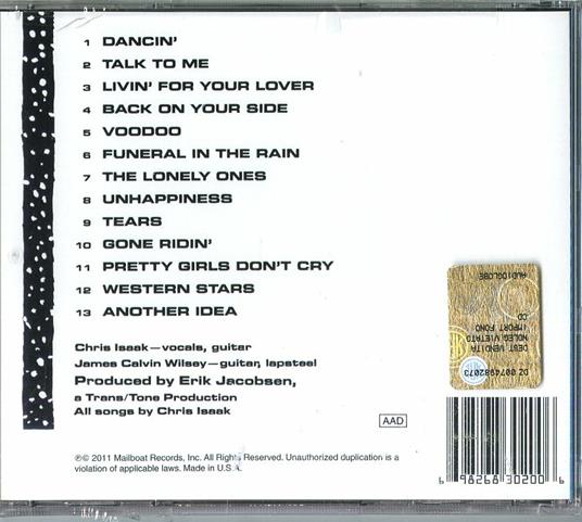 Silvertone - CD Audio di Chris Isaak - 2