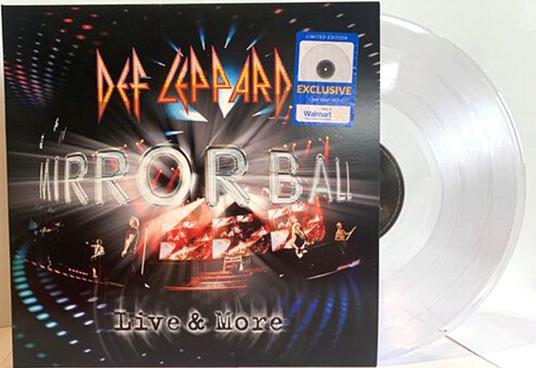 Mirror Ball - Live And More [Clear Vinyl] - Vinile LP di Def Leppard